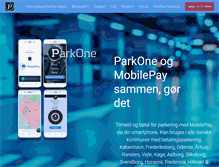 Tablet Screenshot of parkone.dk